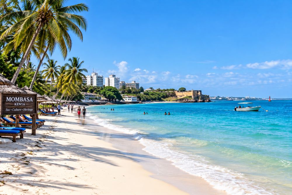 Nyali Beach and Mombasa's white sand coastline